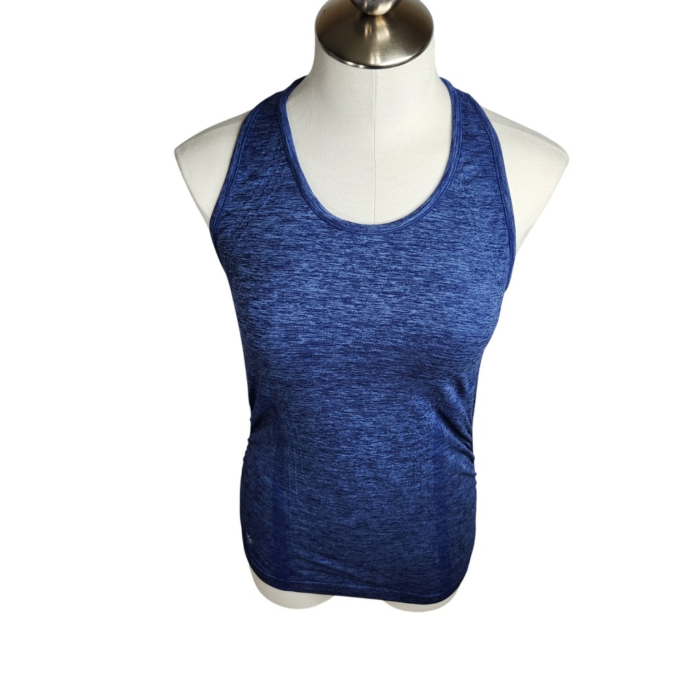 Athleta Seamless Racerback Tank Top Blue Small‎